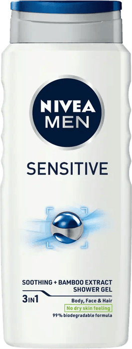 Душ гел за тяло Sensitive, 500 ml