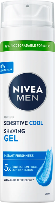 Гел за бръснене Sensitive Cool, 200 ml