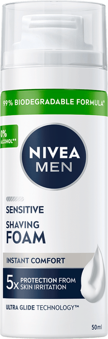 Пяна за бръснене Sensitive, 50 ml
