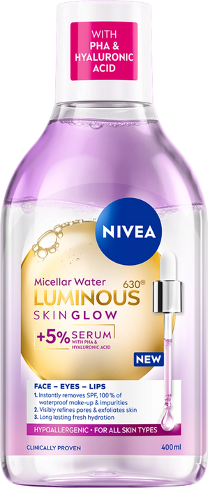 Мицеларна вода със серум Luminous, 400 ml