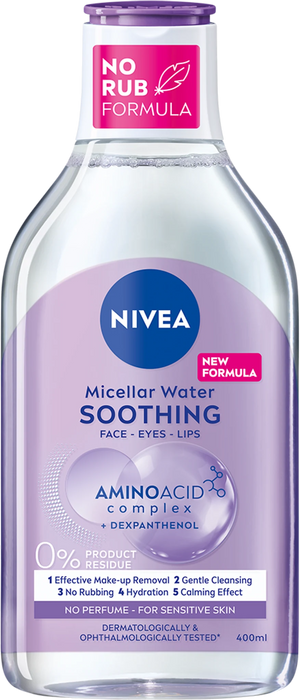 Мицеларна вода за чувствителна кожа Soothing, 400 ml