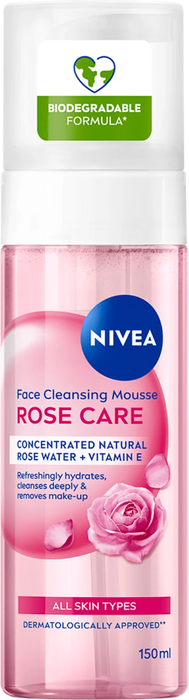 Почистваща пяна за лице Rose Care, 150 ml