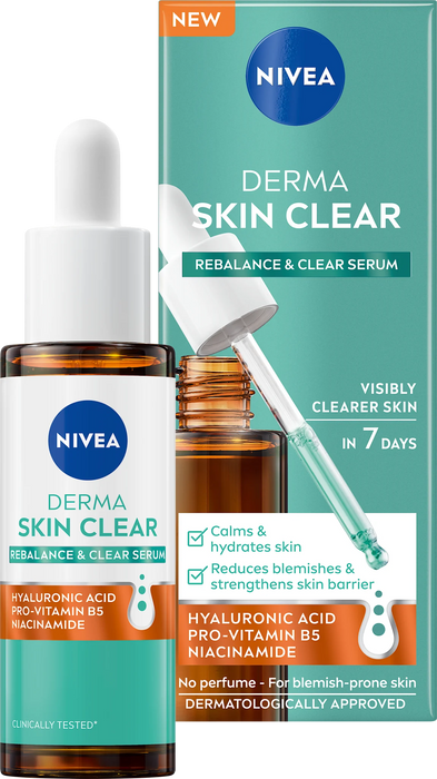 Серум против несъвършенства Derma Skin Clear, 30 ml