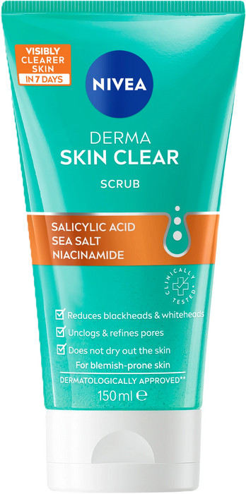 Скраб за лице Derma Skin Clear, 150 ml