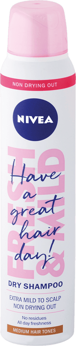 Сух шампоан за коса Fresh&Mild за кестеняви тонове, 200 ml