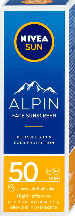 Слънчезащитен крем за лице ALPIN SPF 50, 50 ml