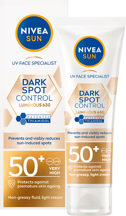Слънцезащитен флуид Dark Spot Control, SPF 50+, 40 ml