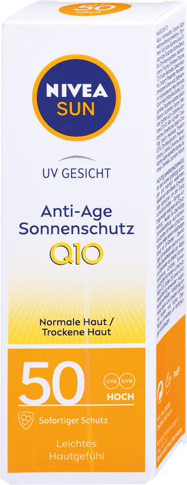 Слънцезащитен крем за лице против бръчки и пигментация SPF 50, 50 ml