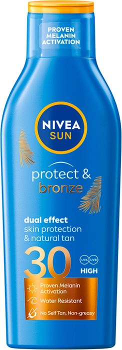 Слънцезащитен лосион Protect&Bronze SPF30, 200 ml