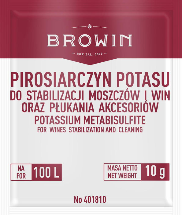 КАЛИЕВ МЕТАБИСУЛФИТ 10Г
