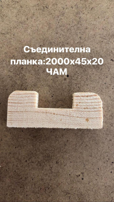 СЪЕДИНИТЕЛНА ПЛАНКА ЧАМ