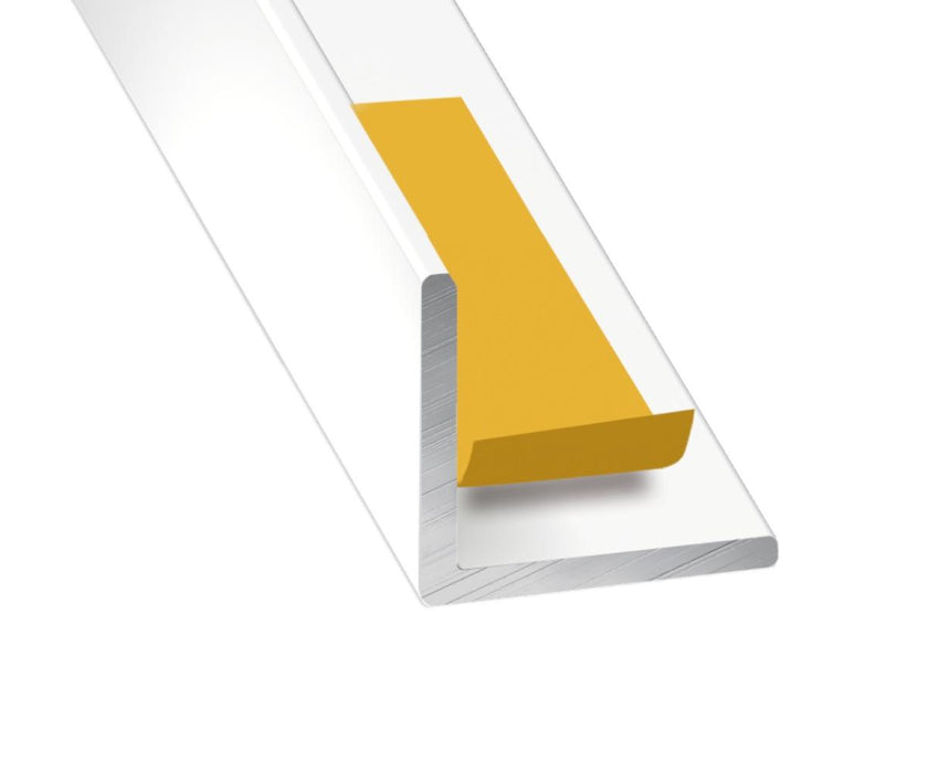PVC ЪГЛОВ ПРОФИЛ 16X16MM/2.6M БЯЛ МАТ