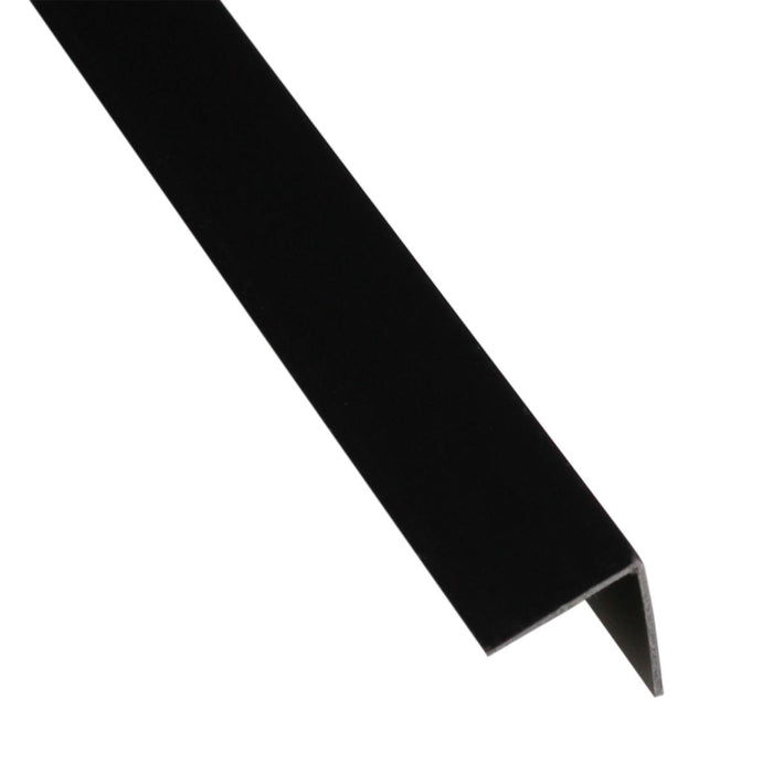 PVC ЪГЛОВ ПРОФИЛ 10Х10MM/2M ЧЕРЕН САТЕН