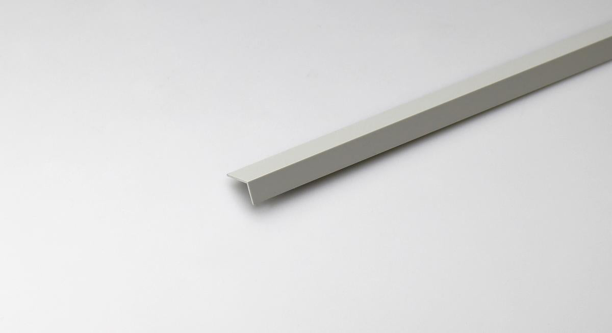 PVC ЪГЛОВ ПРОФИЛ 40Х10MM/2.6M СИВ САТЕН