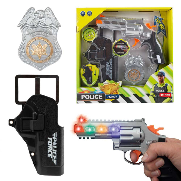 TToys Пистолет със Звуци и Кобур 14590A