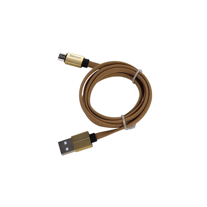 КАБЕЛ MICROUSB ПЛЕТЕН 1М/2А TEKMEE