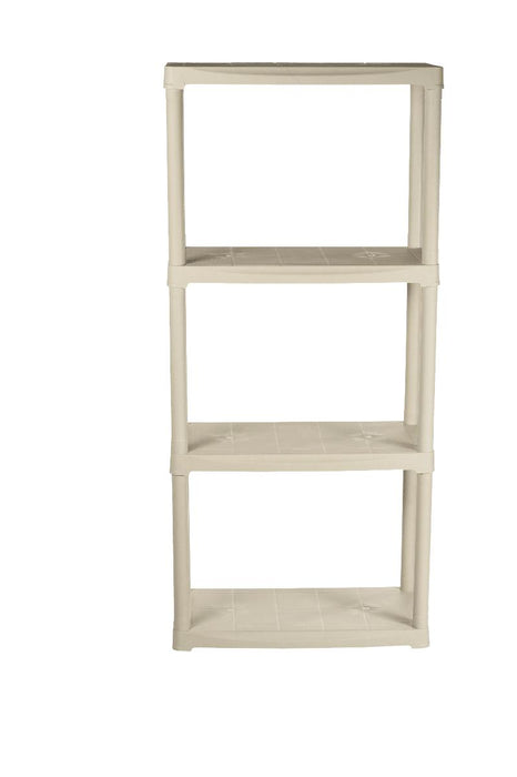 СТЕЛАЖ PVC 60Х30Х133СМ 4Х20КГ БЕЖОВ