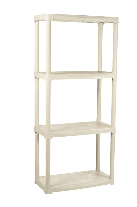 СТЕЛАЖ PVC 60Х30Х133СМ 4Х20КГ БЕЖОВ