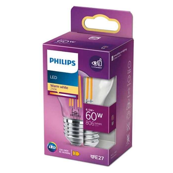 LED ТОПЧЕ P45 E27 6.5W 2700K 806LM FIL