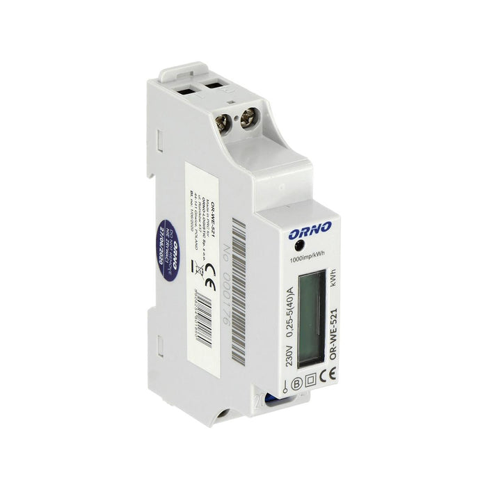 ЕЛЕКТРОМЕР МОНОФАЗЕН 40А OR-WE-521