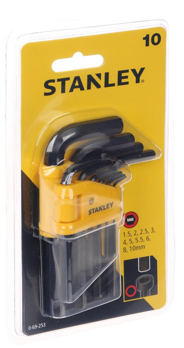 КОМПЛЕКТ ШЕСТОГРАМИ  10БР. STANLEY
