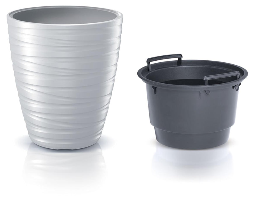 САКСИЯ MAZE БЯЛА PVC D40СМ Н41.9СМ