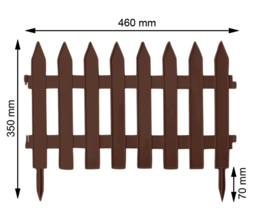 ОГРАДКА GRADEN CLASSIC 322СМ КАФЯВА