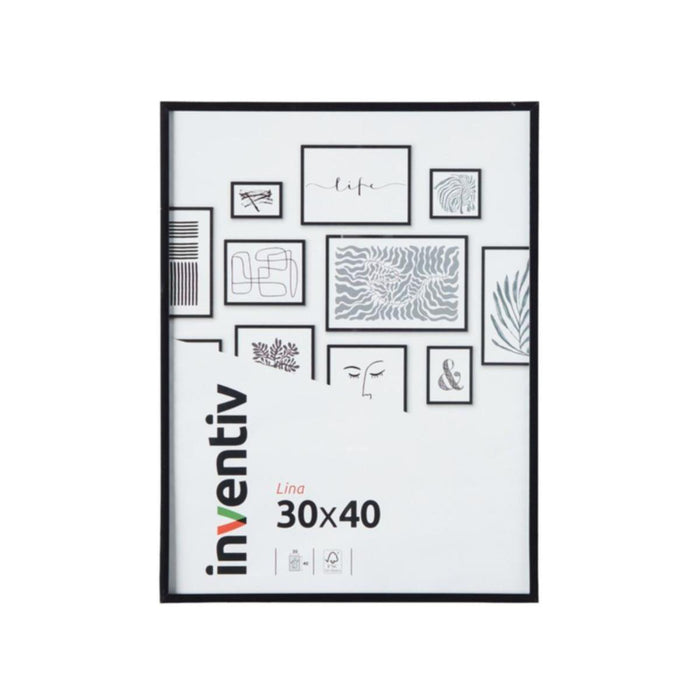 РАМКА ЗА СНИМКА ЧЕРНА PVC 30X40