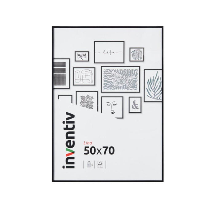 РАМКА ЗА СНИМКА ЧЕРНА PVC 50X70