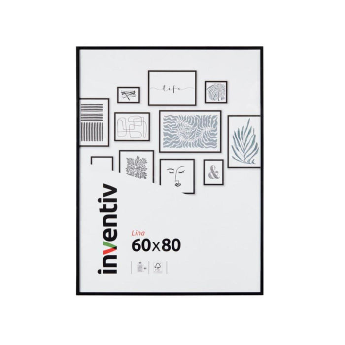 РАМКА ЗА СНИМКА ЧЕРНА PVC 60X80