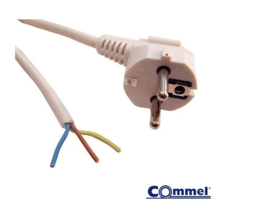 КАБЕЛ С ЩЕПСЕЛ H05VV-F 3Х1,5ММ2 COMMEL