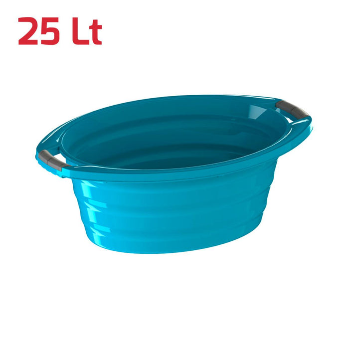ЛЕГЕН С ДРЪЖКИ 25Л RECA PLAST СИН