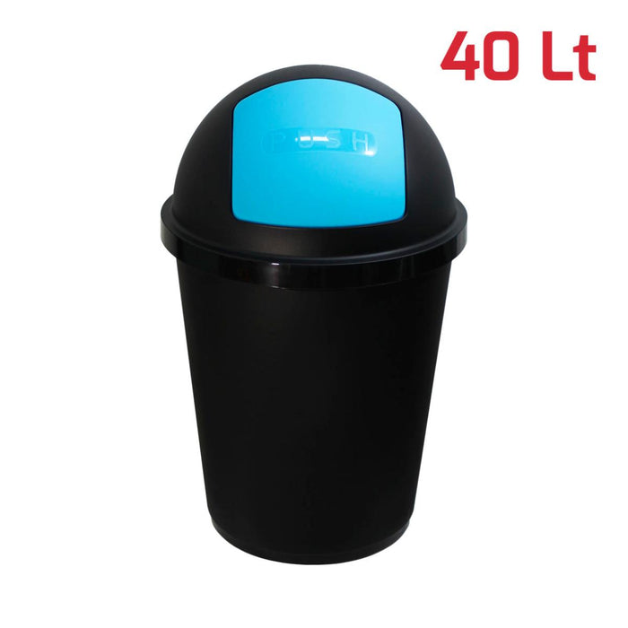 КОШ ЗА ОТПАДЪЦИ 40Л ПУШ СИН RECA PLAST