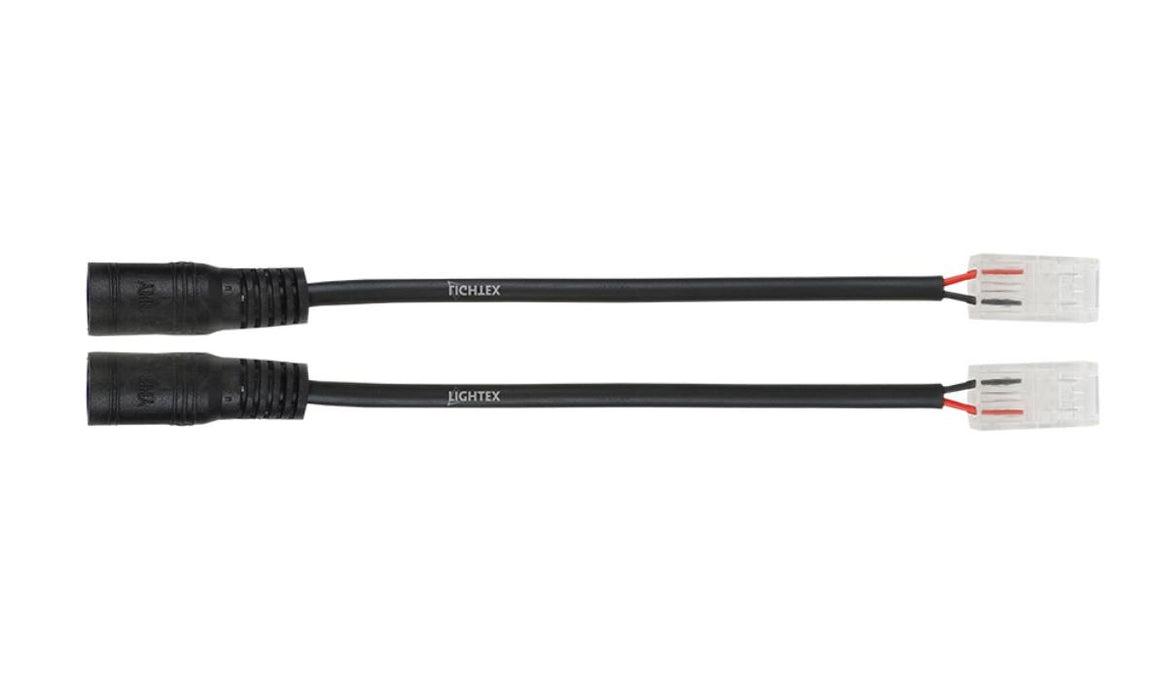 KОНЕКТОР С КЛИК БУКСА 2PIN COB 8MM 2БР
