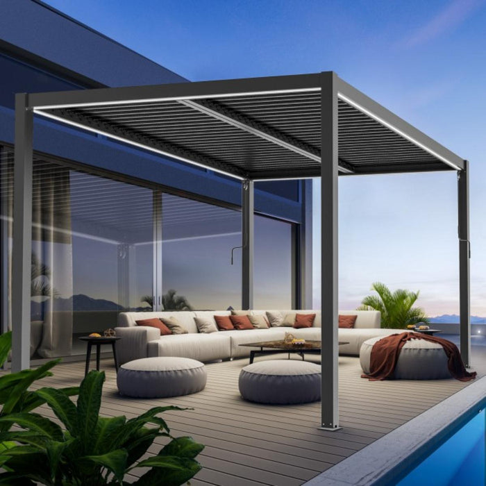 ПЕРГОЛА 3 X 4M LUXE АНТРАЦИТ