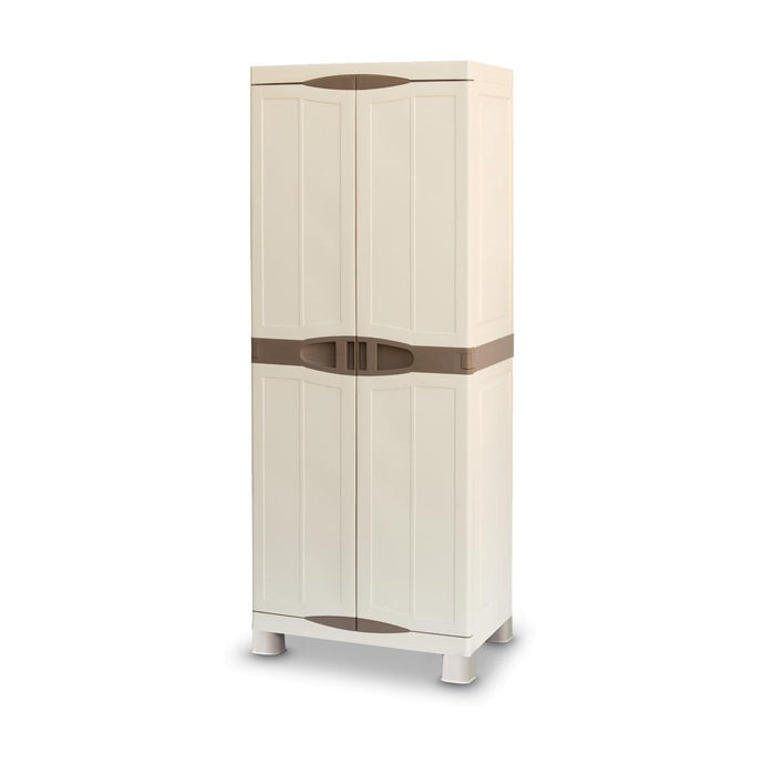 PVC БИТОВ ШКАФ БЕЖОВ EVO 70X39X165СМ