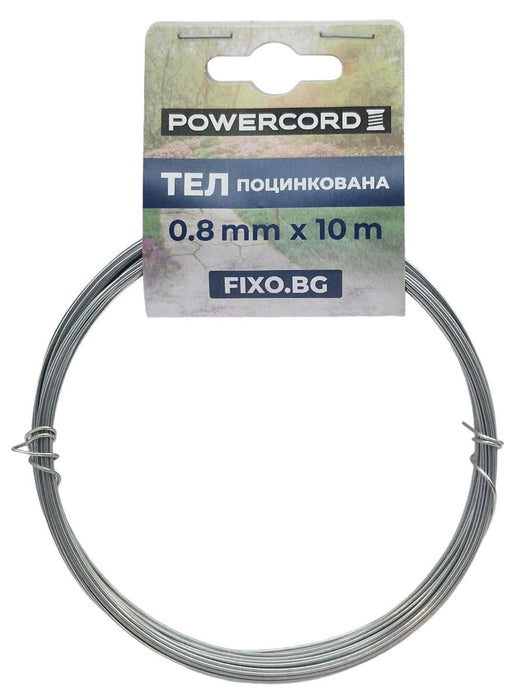 ТЕЛ ПОЦИНКОВАНА 0.8MM 10M