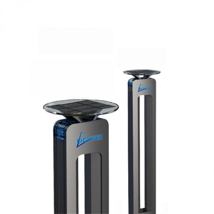 LED СОЛАРЕН СТЪЛБ 1W СИН +3W БЯЛ