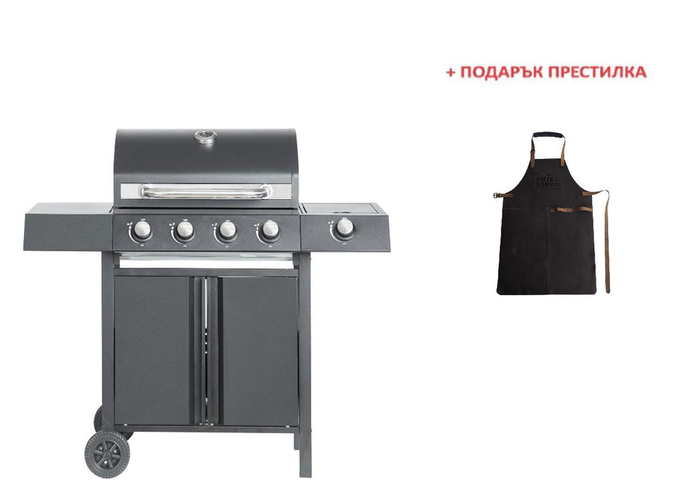 ГАЗОВО БАРБЕКЮ COOKMANGAS 4ГОРЕЛКИ+1ГРИЛ