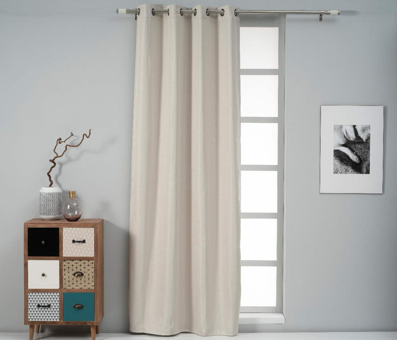 ПЕРДЕ 140/260 VITTORIA BLACK OUT ЕКРЮ