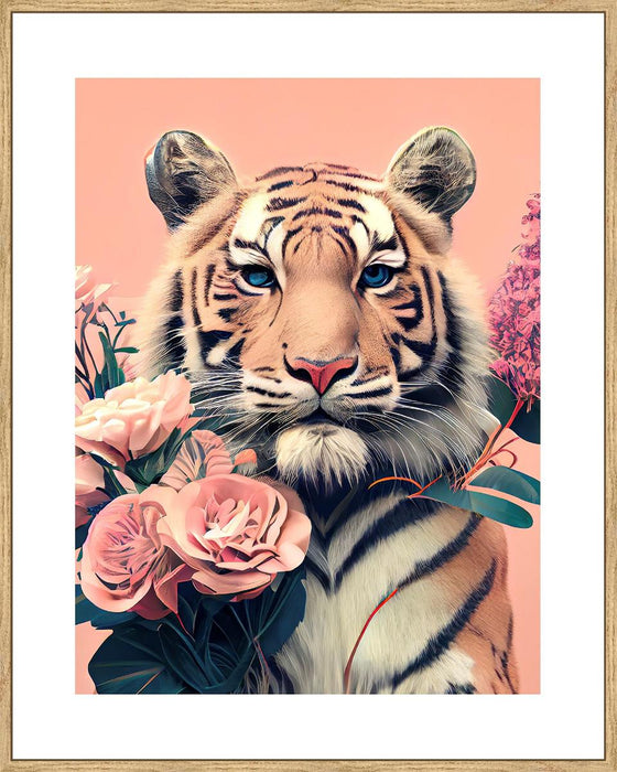 КАРТИНА ТИГЪР ДЕКОАРТ 40/50СМ