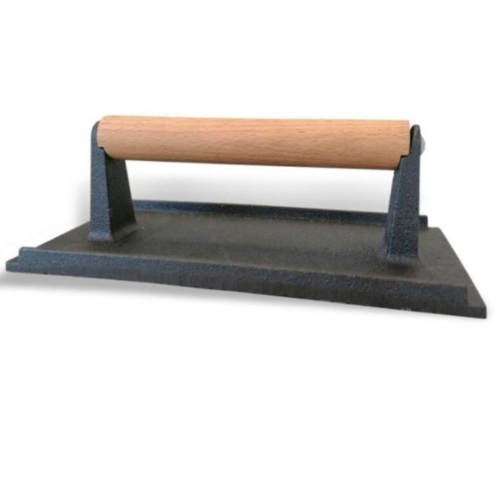 ПРЕСА ЗА БАРБЕКЮ ЧУГУНЕНА ДЪРВЕНА ДРЪЖКА