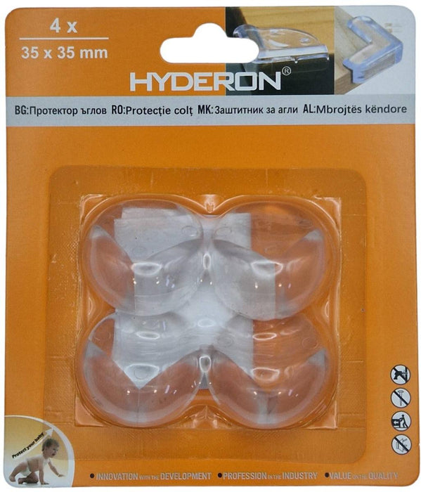 ПРОТЕКТ ЪГЪЛ HBS-35 35ММ ПРОЗРАЧЕН 4БР.
