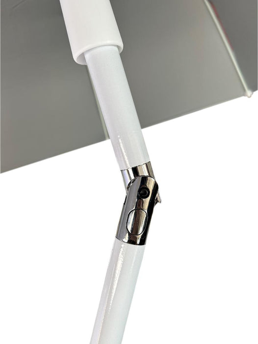 ПЛАЖЕН ЧАДЪР БЯЛ ДЪГА UV ЗАЩИТА 2.2М