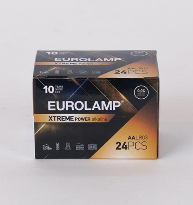 БАТЕРИИ АЛКАЛНИ EUROLAMP AA 24 БР