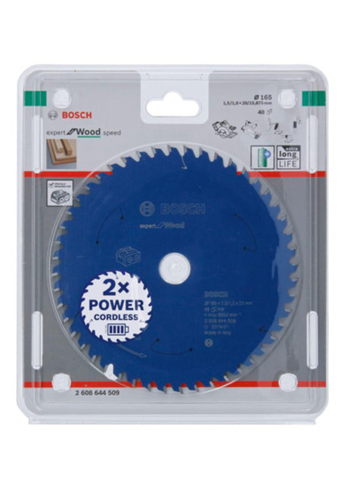 ДИСК ЦИРКУЛЯР 165X20X1.5 WOOD BOSCH EXP