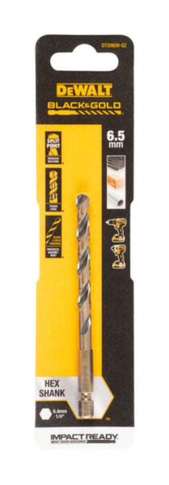 СВРЕДЛО ЗА МЕТАЛ 6.5MM HEX DEWALT