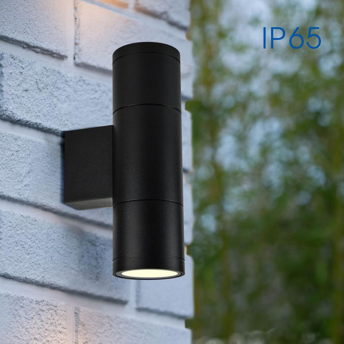 LED ТЯЛО BERGAMO ЧЕРНО 2X35W IP65