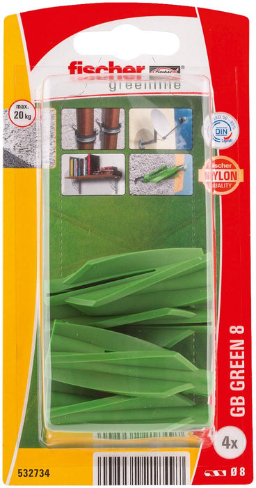 ДЮБЕЛ ЗА ГАЗОБЕТОН GB GREEN 8KNV