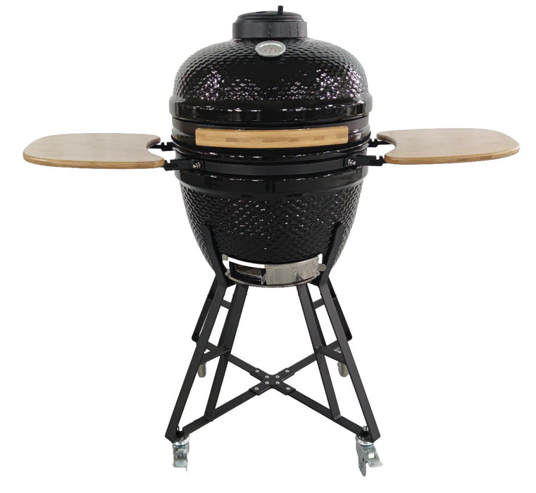 КЕРАМИЧНО БАРБЕКЮ KAMADO BLACK 48CM
